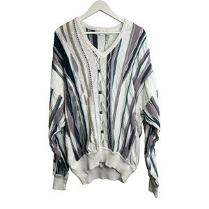 St. Croix | Vintage Coogi Style Knit Sweater Sz XL